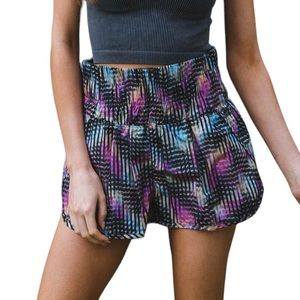 *SOLD* NWOT FP Movement by Free People Printed The Way Home Shorts Size Medium